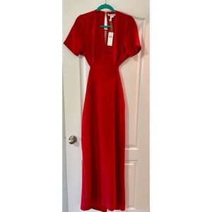 BCBGeneration Rouge Cutout Gown